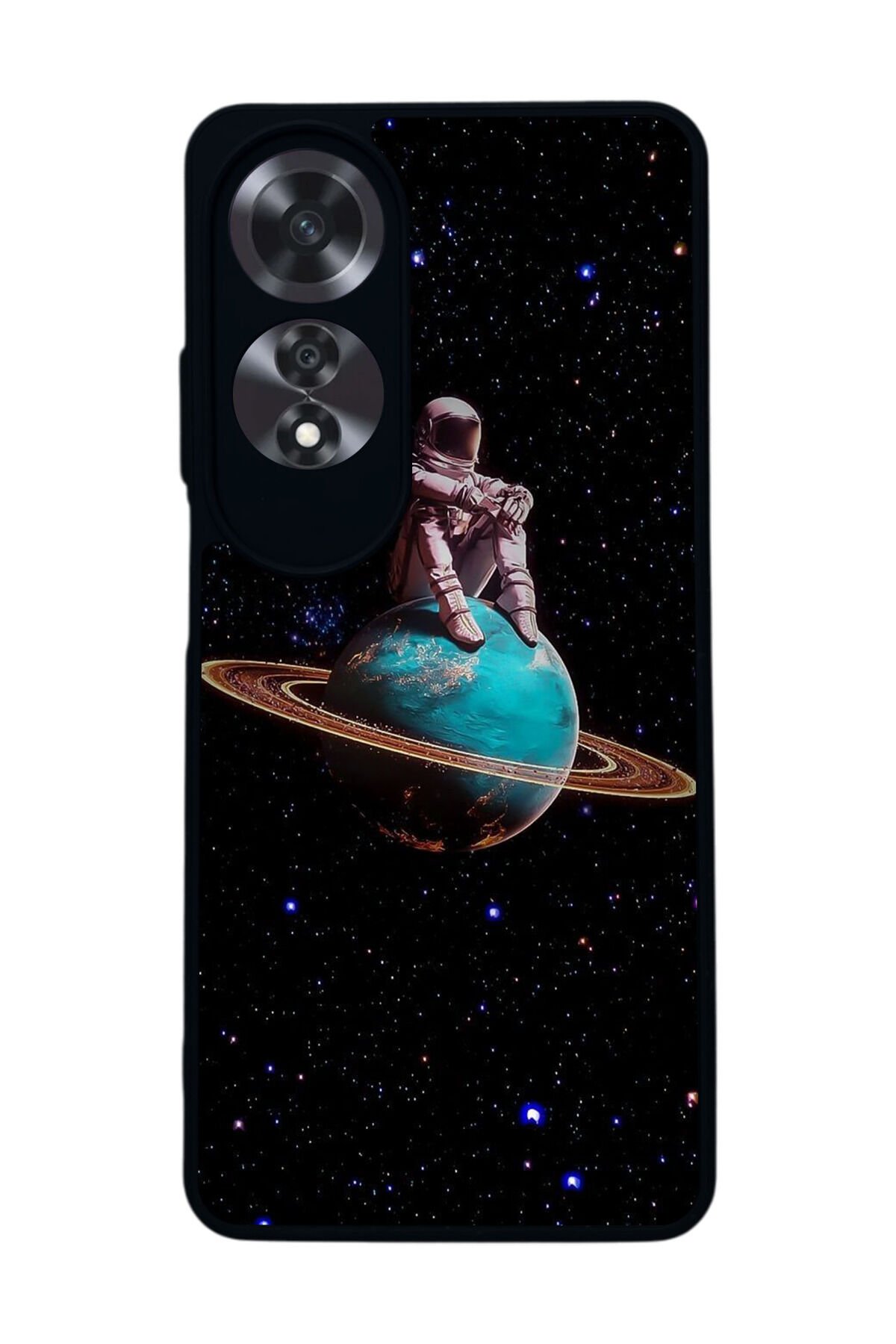 Oppo A60 Mat Siyah uyumlu Kılıf – Yumuşak Silikon, Koruyucu, Şok Emici Kapak