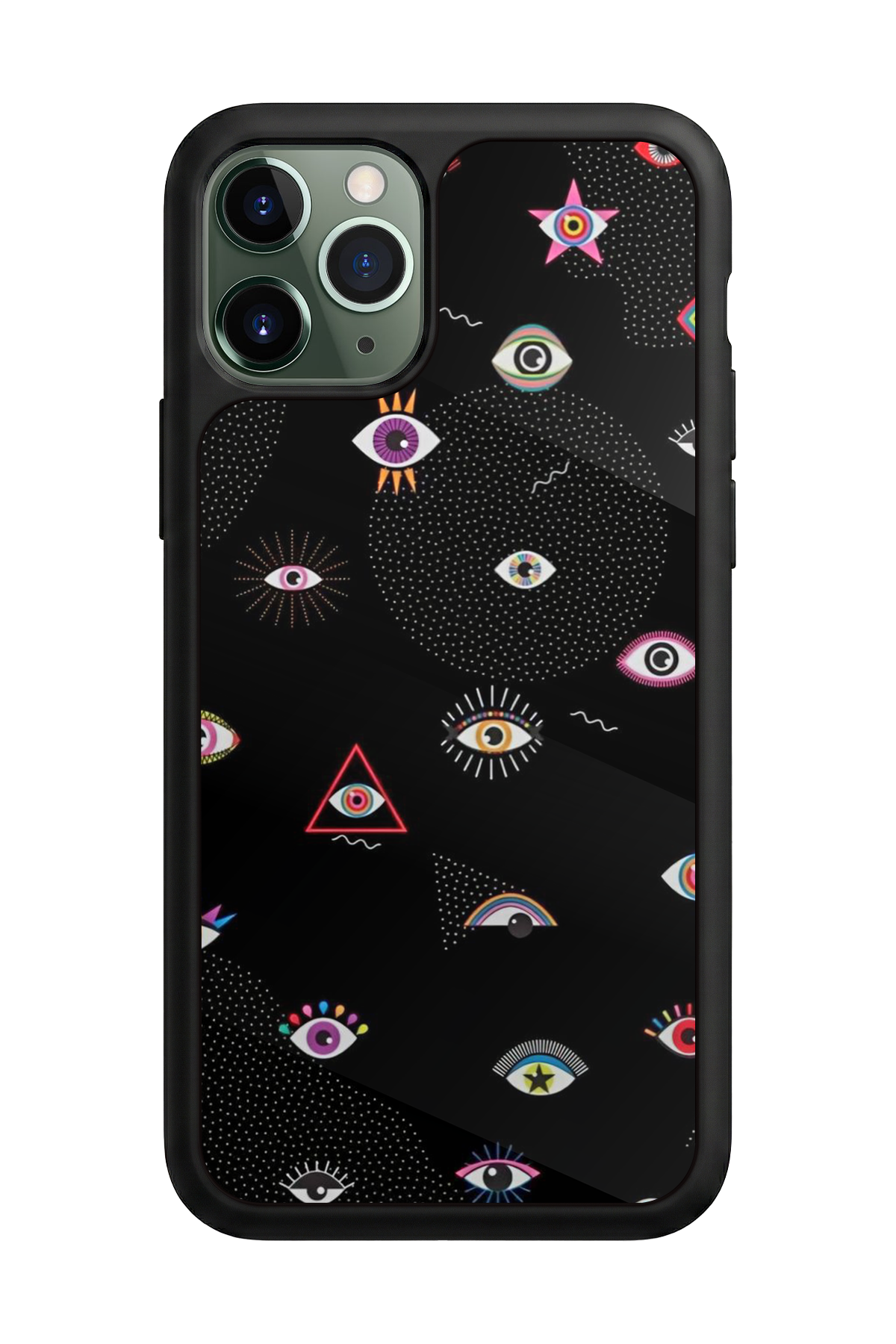 iPhone 11 Pro Uyumlu Göz Tasarımlı Glossy Premium Kılıf