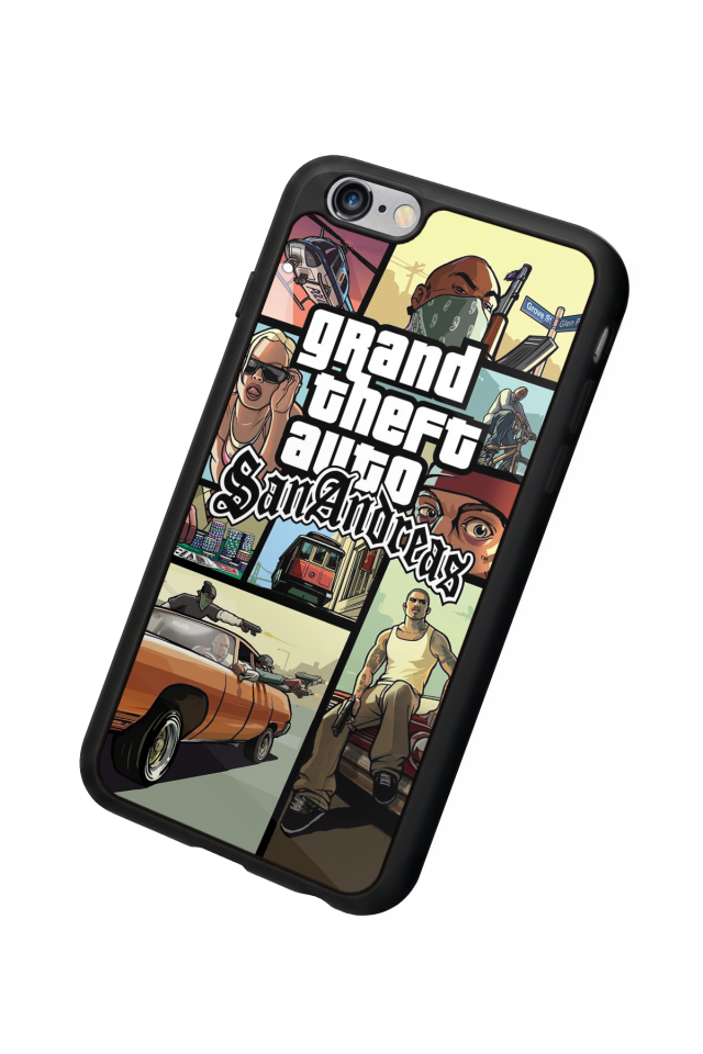 iPhone 6 Plus Uyumlu GTA Tasarımlı Glossy Premium Kılıf