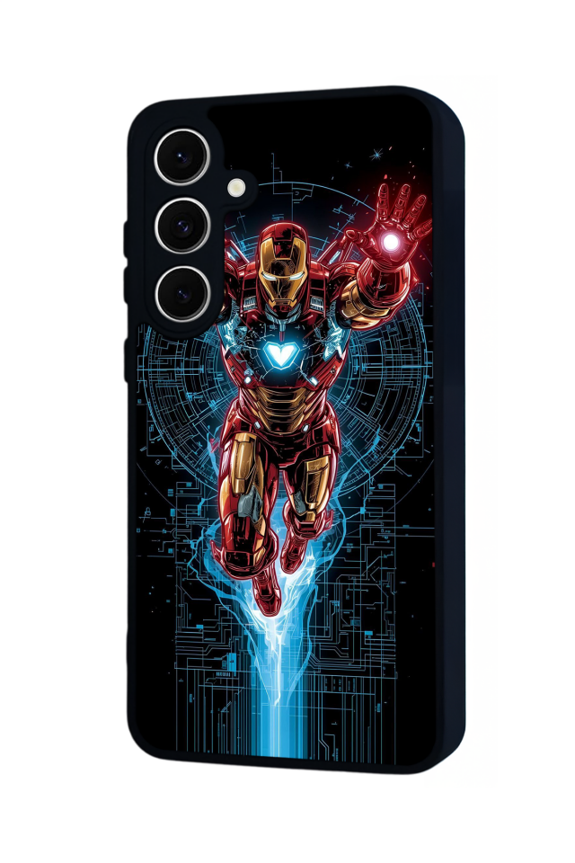Samsung Galaxy S24 FE Uyumlu Iron Man ( Demir Adam ) Tasarımlı Glossy Premium Kılıf