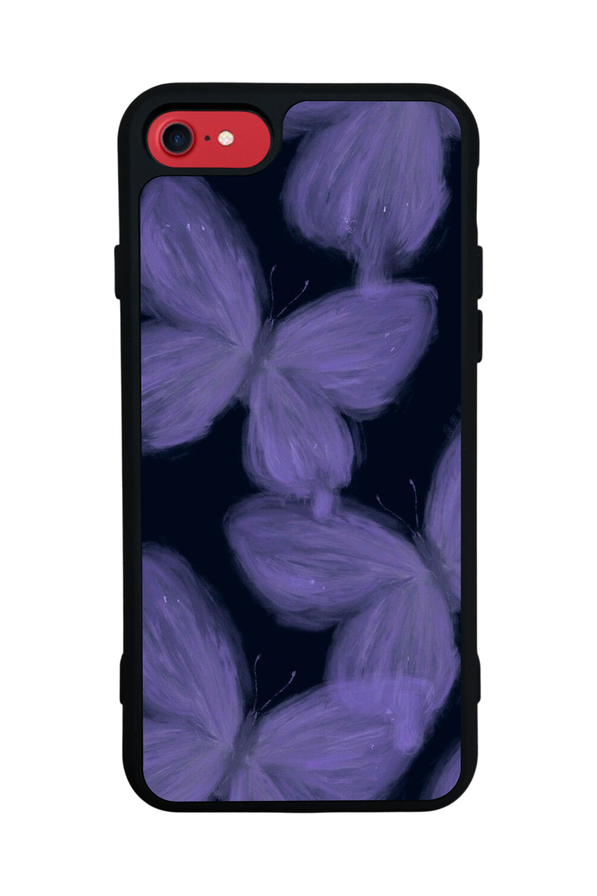 iPhone 7 Uyumlu Kelebek Tasarımlı Glossy Premium Kılıf