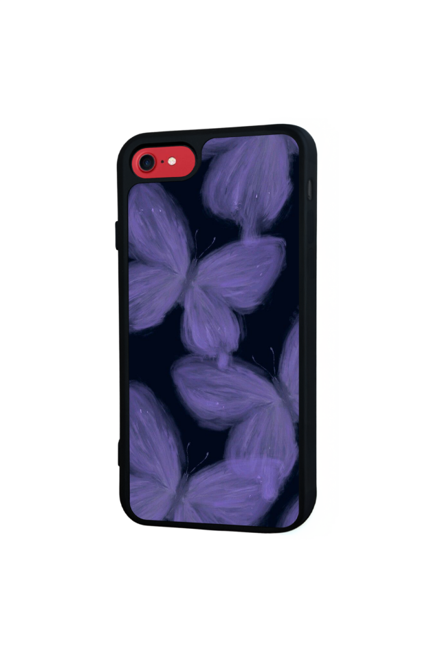 iPhone 7 Uyumlu Kelebek Tasarımlı Glossy Premium Kılıf
