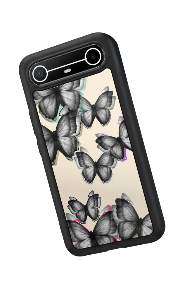 Tecno Spark Slim 5G Uyumlu Kelebek Tasarımlı Glossy Premium Kılıf
