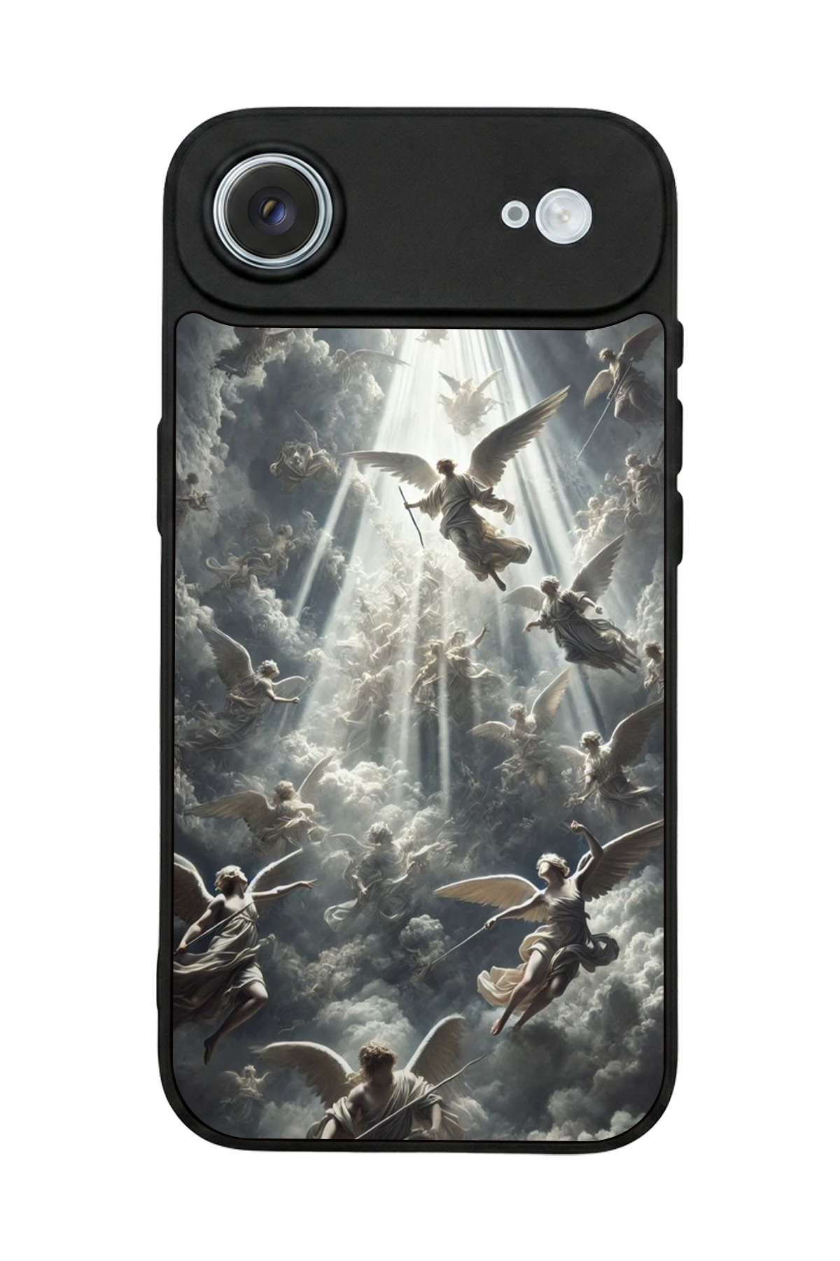 iPhone 17 Air Uyumlu Melek Tasarımlı Glossy Premium Kılıf