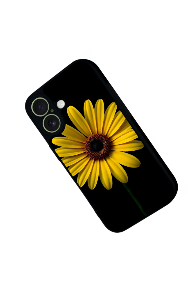 iPhone 17 Uyumlu Papatya Tasarımlı Glossy Premium Kılıf