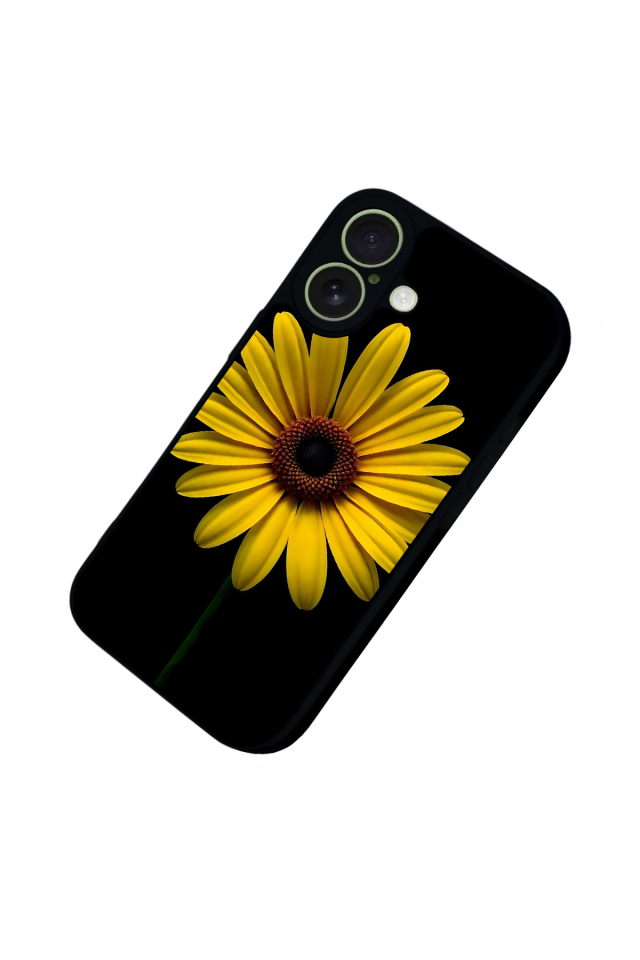 iPhone 17 Uyumlu Papatya Tasarımlı Glossy Premium Kılıf