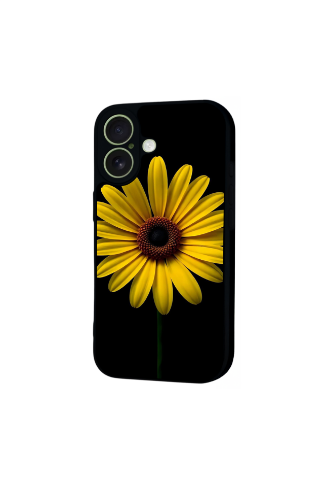 iPhone 17 Uyumlu Papatya Tasarımlı Glossy Premium Kılıf