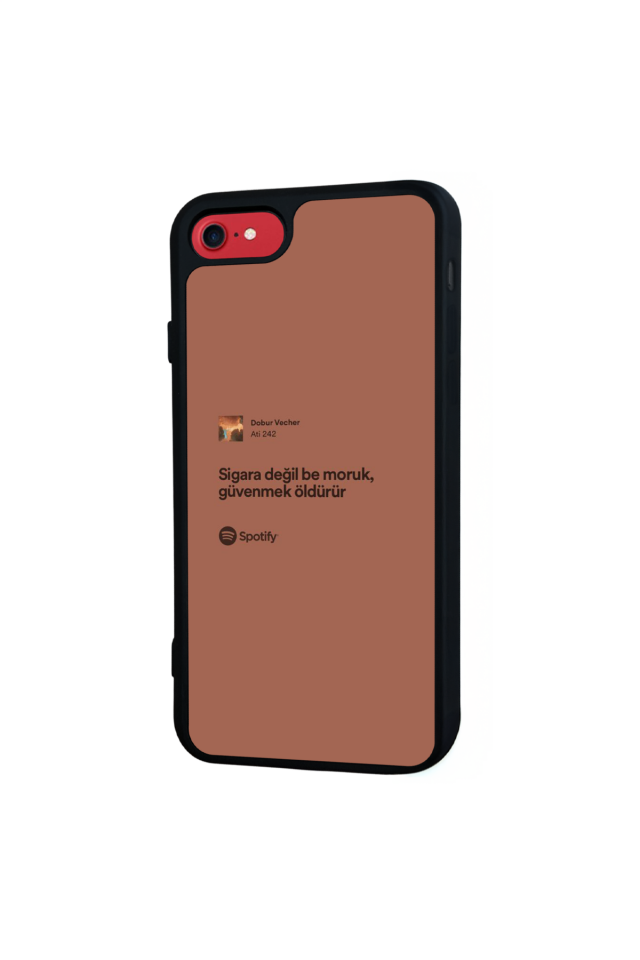 iPhone SE Uyumlu Sarki Sozleri Tasarımlı Glossy Premium Kılıf