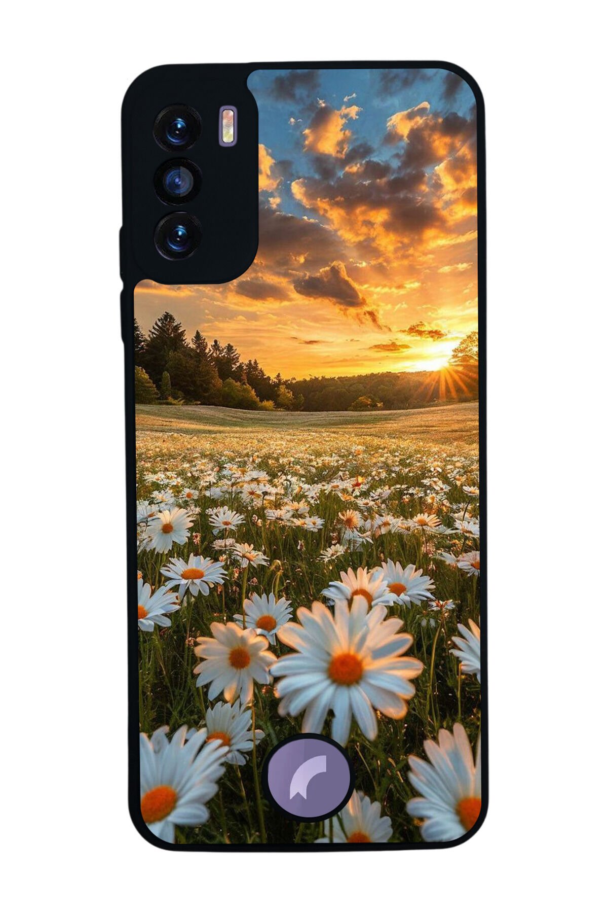 Reeder S19 Max Pro S Uyumlu Cicek Tasarımlı Glossy Premium Kılıf