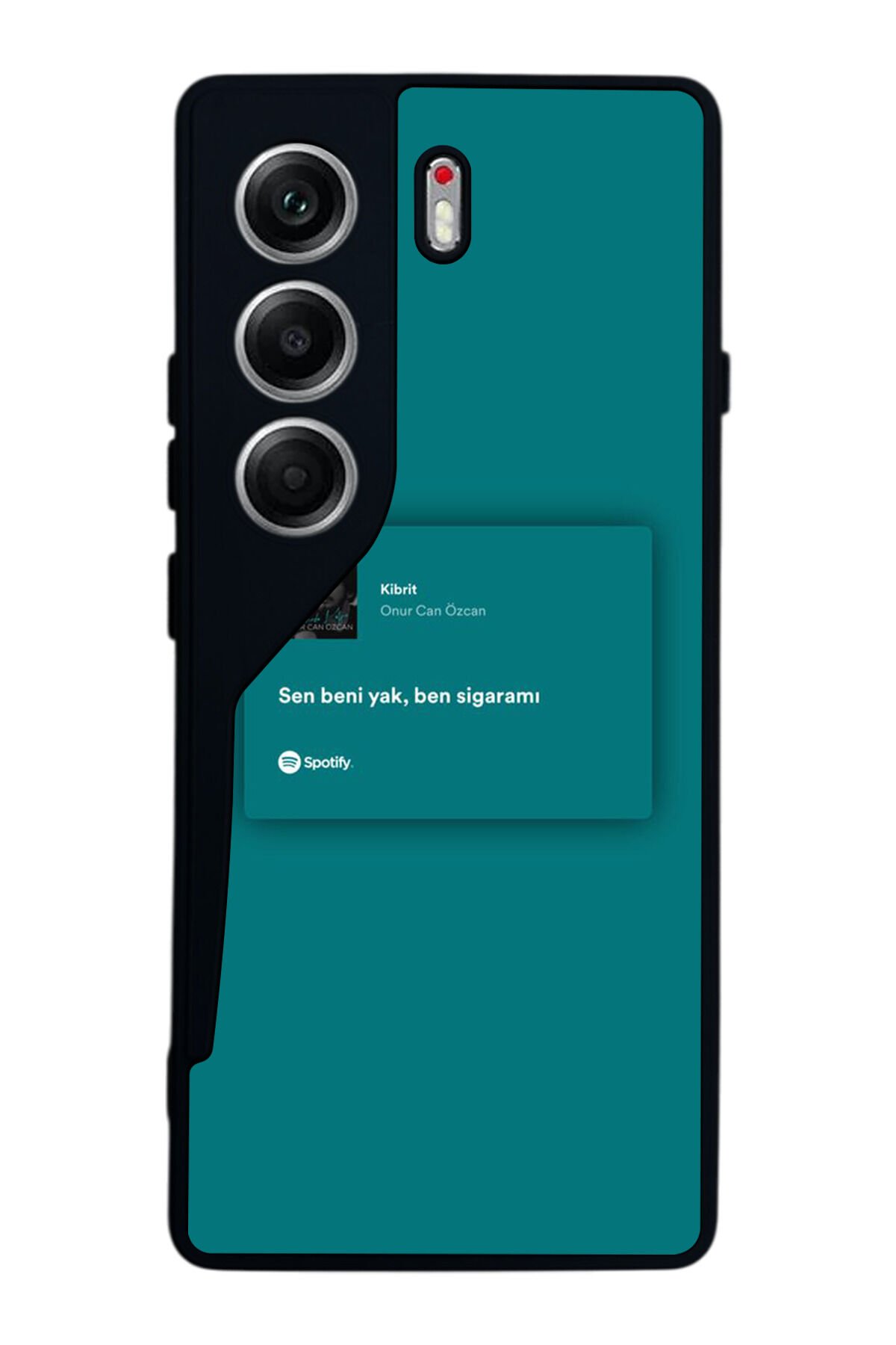 Tecno Camon 40 Uyumlu Sarki Sozleri Tasarımlı Glossy Premium Kılıf