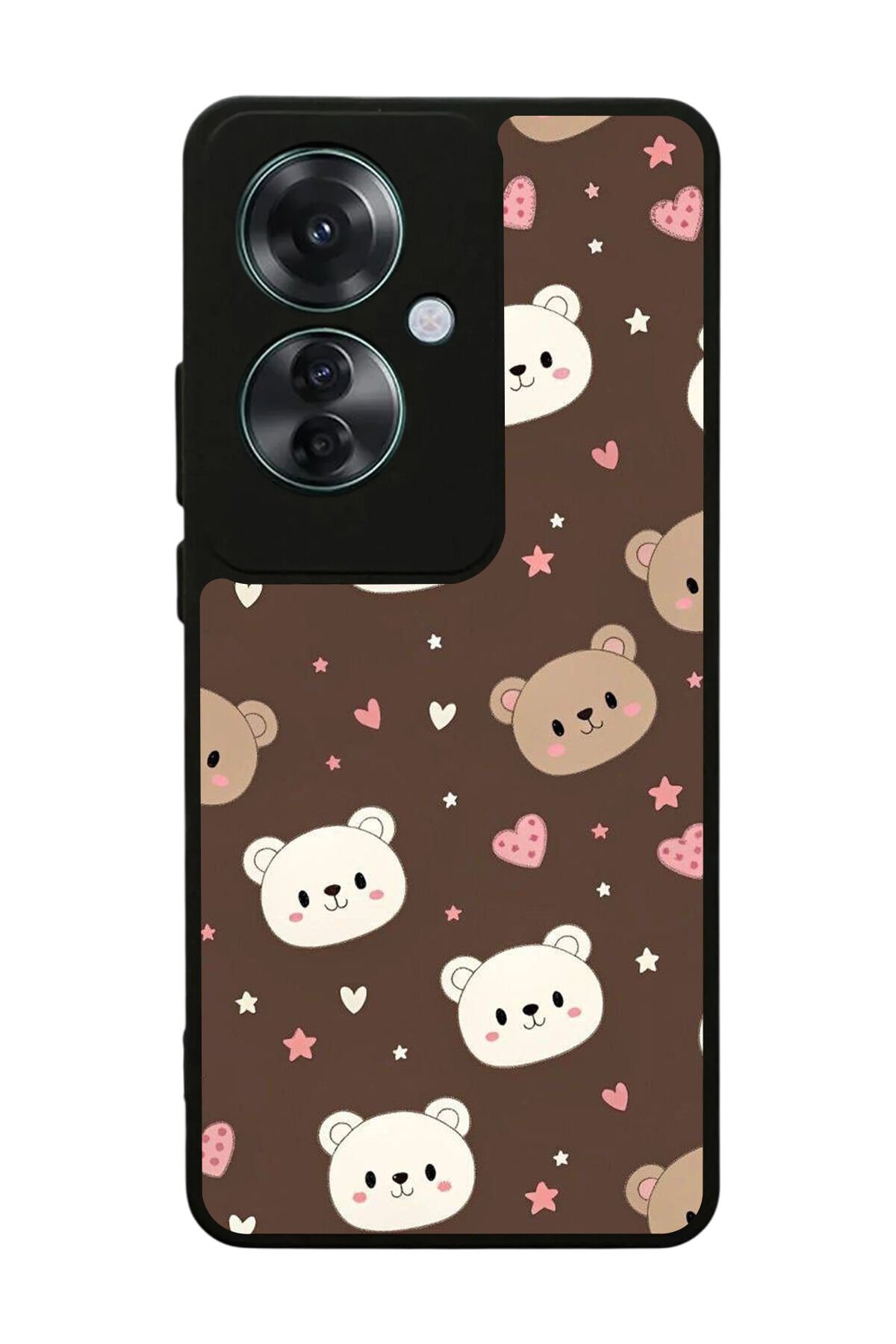 Oppo Reno 11F Uyumlu Ayı Tasarımlı Glossy Premium Kılıf