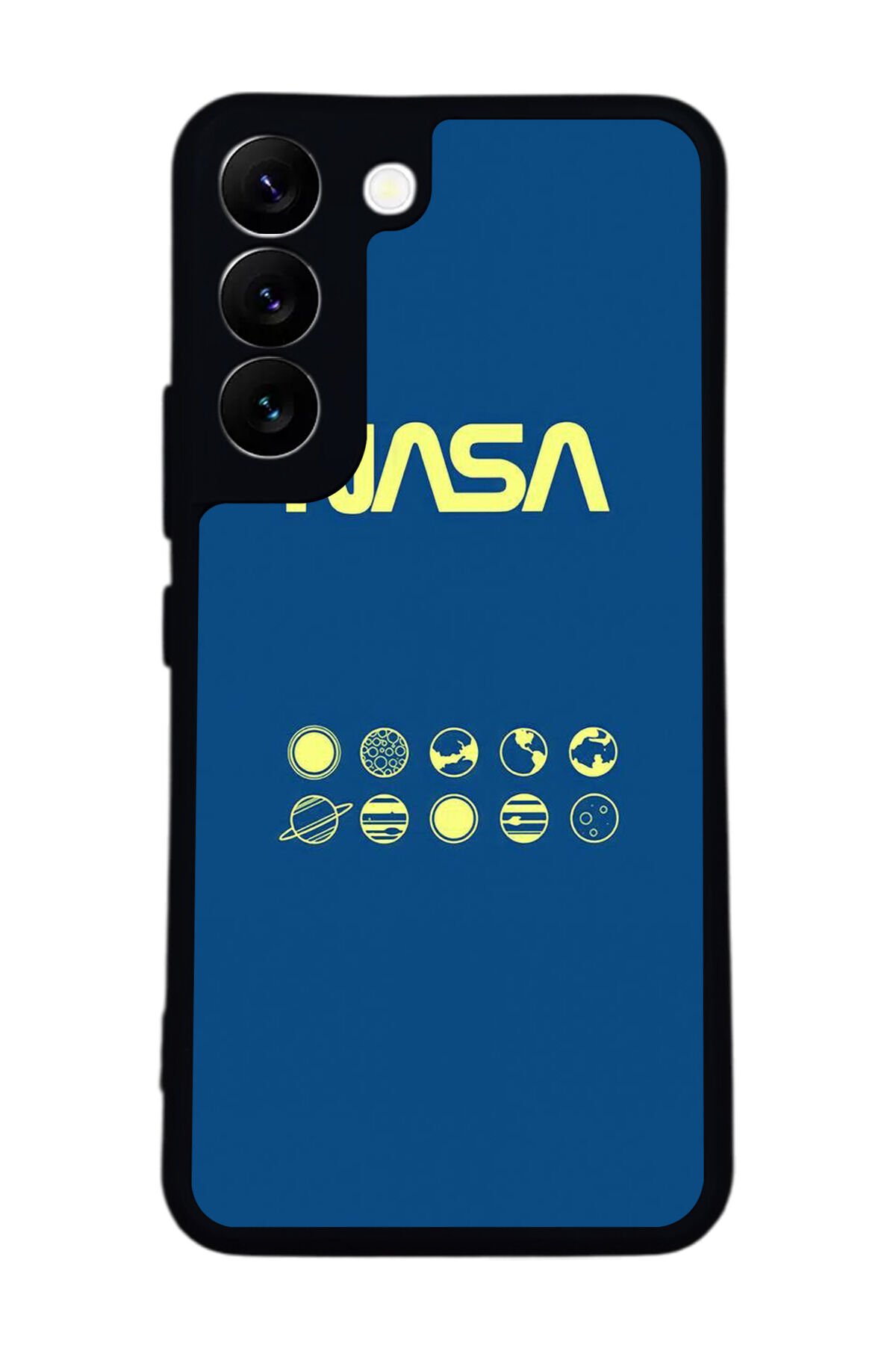 Samsung Galaxy S22 Uyumlu Nasa Tasarımlı Glossy Premium Kılıf