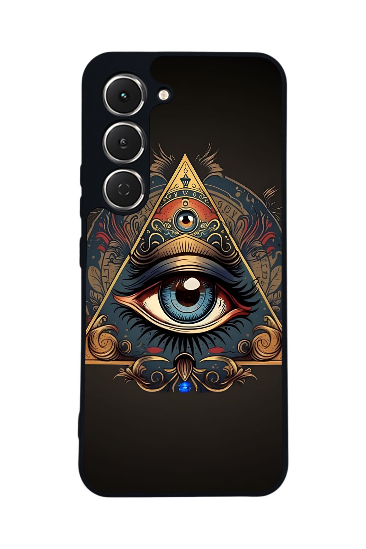 Tecno Spark 40 Pro Uyumlu Göz Tasarımlı Glossy Premium Kılıf