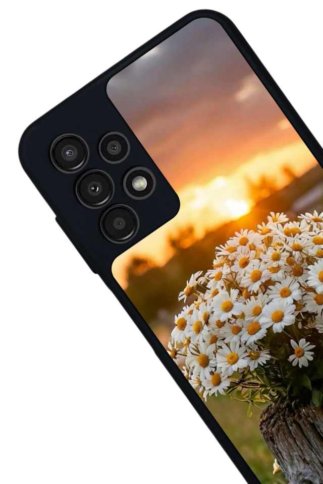 Samsung Galaxy A23 Uyumlu Cicek Tasarımlı Glossy Premium Kılıf