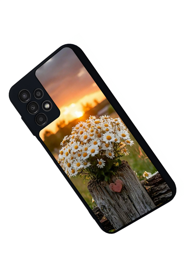 Samsung Galaxy A23 Uyumlu Cicek Tasarımlı Glossy Premium Kılıf
