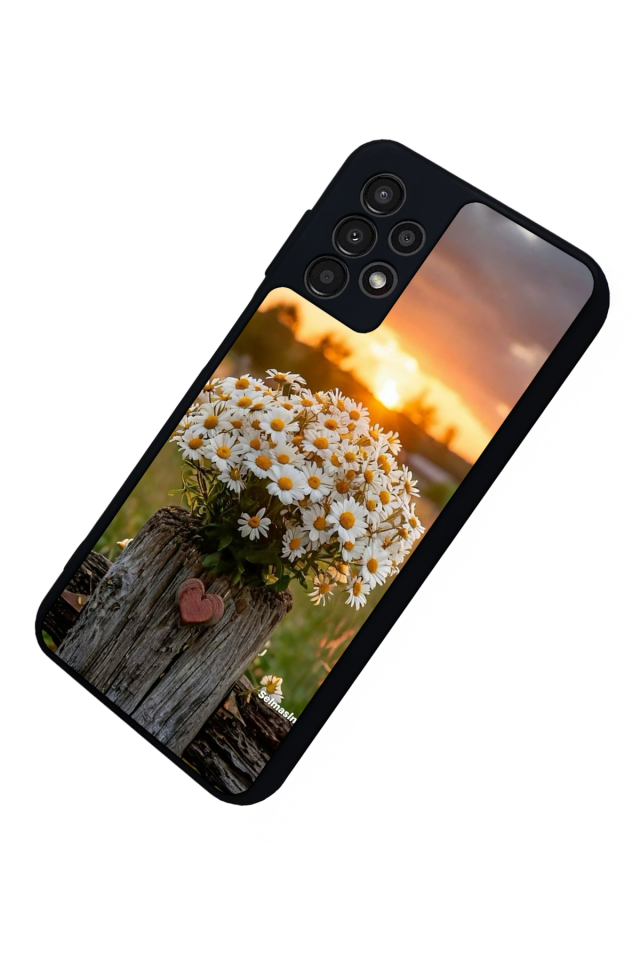 Samsung Galaxy A23 Uyumlu Cicek Tasarımlı Glossy Premium Kılıf