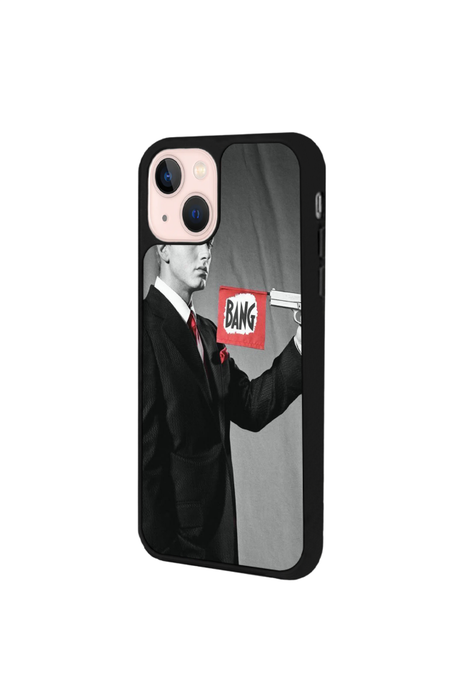 iPhone 15 Plus Uyumlu Eminem Tasarımlı Glossy Premium Kılıf