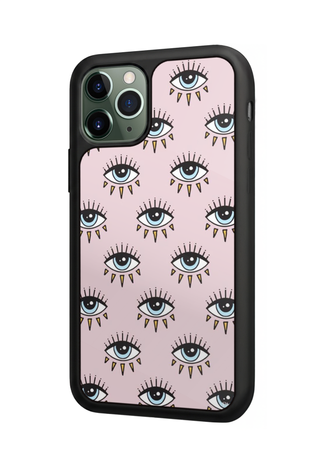 iPhone 11 Pro Uyumlu Göz Tasarımlı Glossy Premium Kılıf