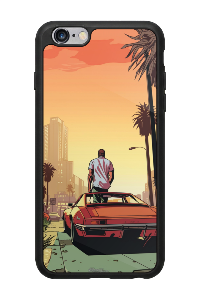 iPhone 6 Plus Uyumlu GTA Tasarımlı Glossy Premium Kılıf