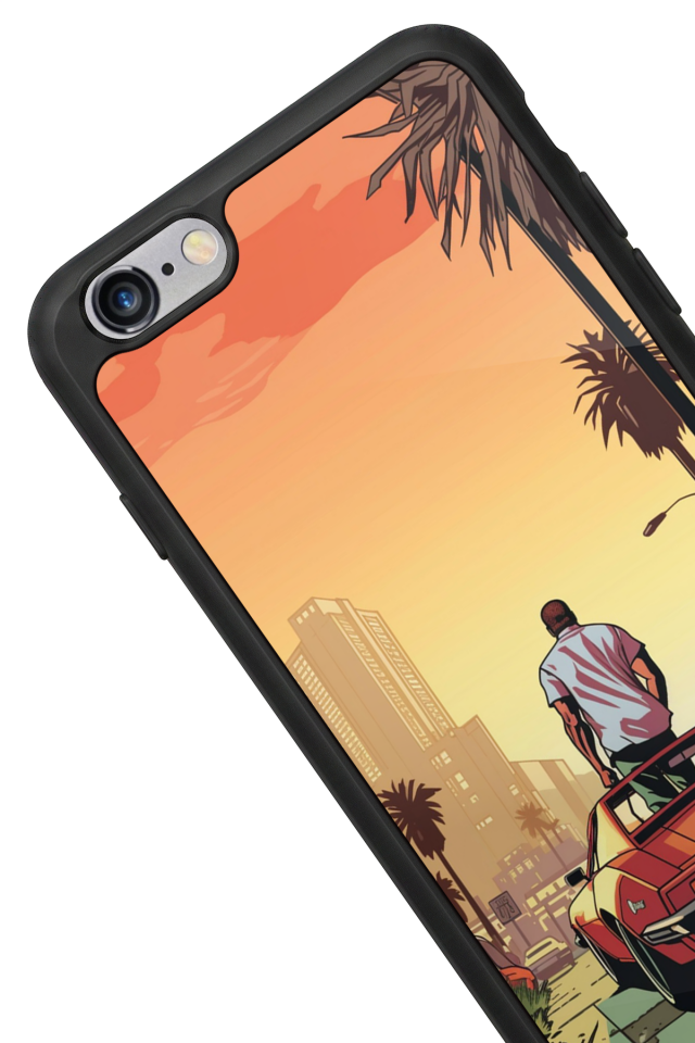 iPhone 6 Plus Uyumlu GTA Tasarımlı Glossy Premium Kılıf