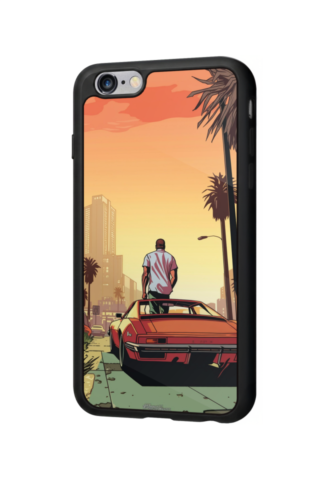 iPhone 6 Plus Uyumlu GTA Tasarımlı Glossy Premium Kılıf
