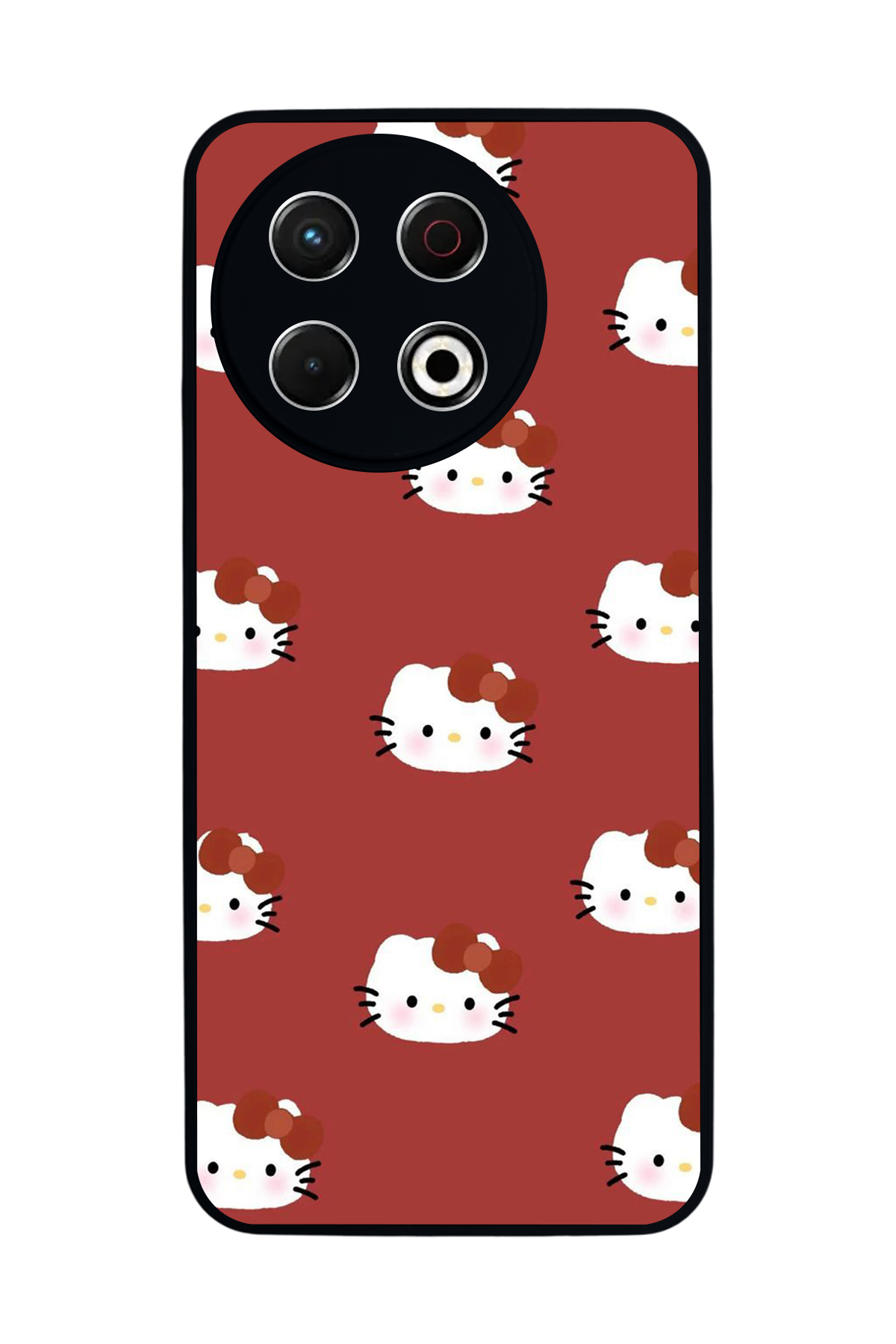 Tecno Spark 30 Pro Uyumlu HelloKitty Tasarımlı Glossy Premium Kılıf