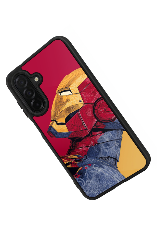 Samsung Galaxy A56 Uyumlu  Iron Man ( Demir Adam ) Tasarımlı Glossy Premium Kılıf