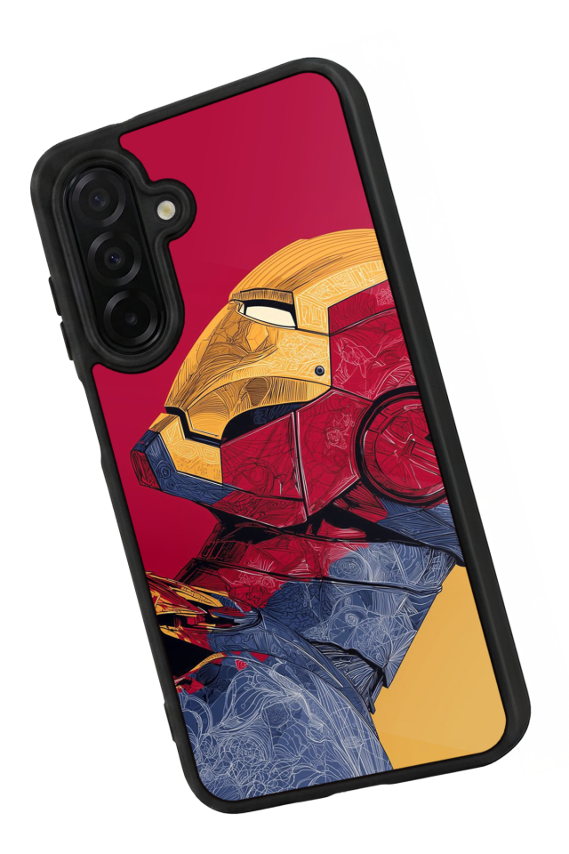 Samsung Galaxy A56 Uyumlu  Iron Man ( Demir Adam ) Tasarımlı Glossy Premium Kılıf