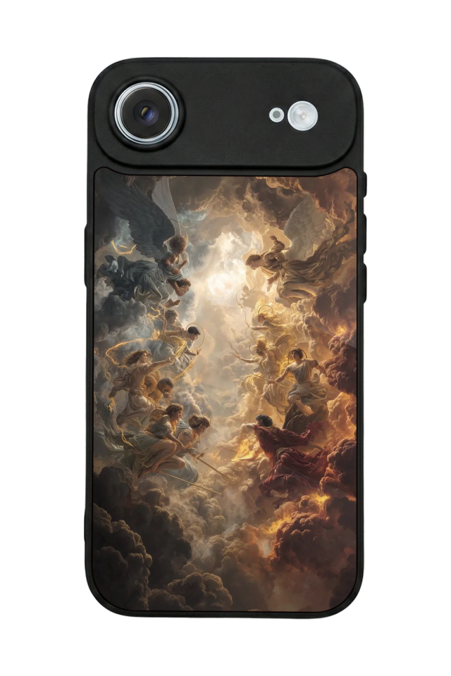 iPhone 17 Air Uyumlu Melek Tasarımlı Glossy Premium Kılıf