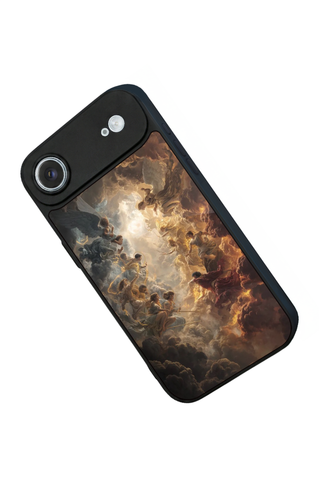 iPhone 17 Air Uyumlu Melek Tasarımlı Glossy Premium Kılıf