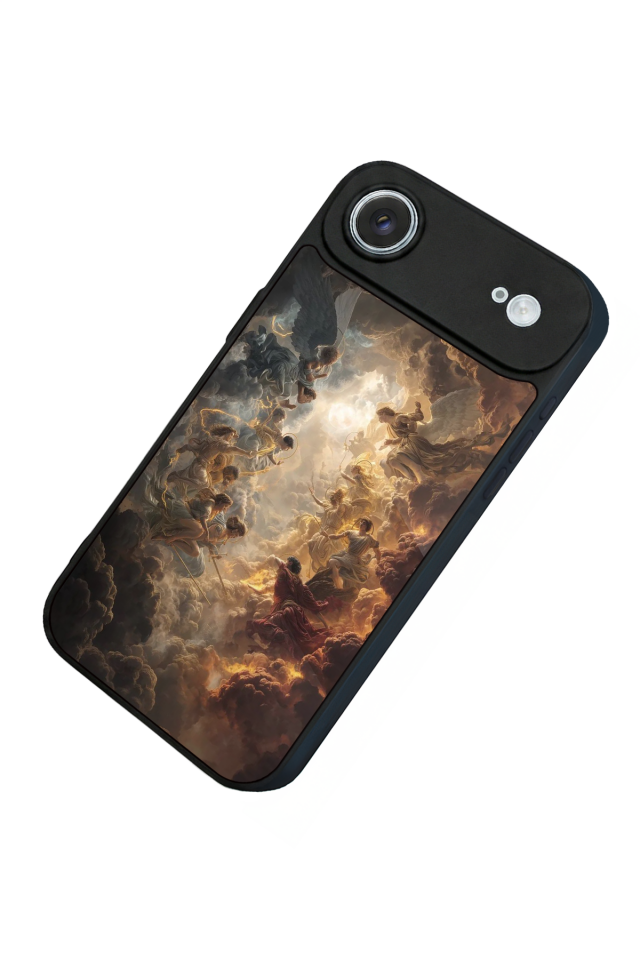 iPhone 17 Air Uyumlu Melek Tasarımlı Glossy Premium Kılıf