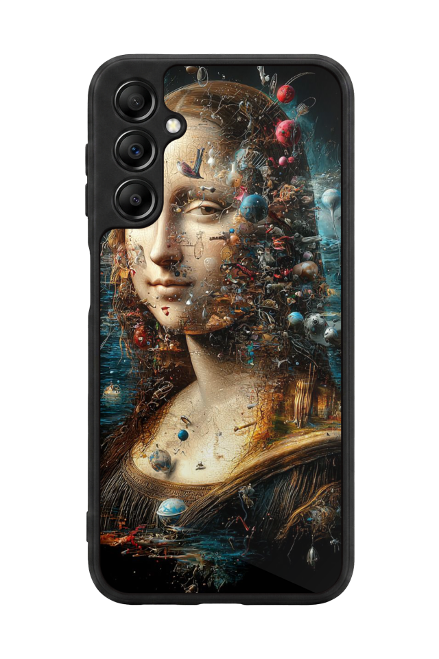 Samsung Galaxy A14 Uyumlu Monalisa Tasarımlı Glossy Premium Kılıf