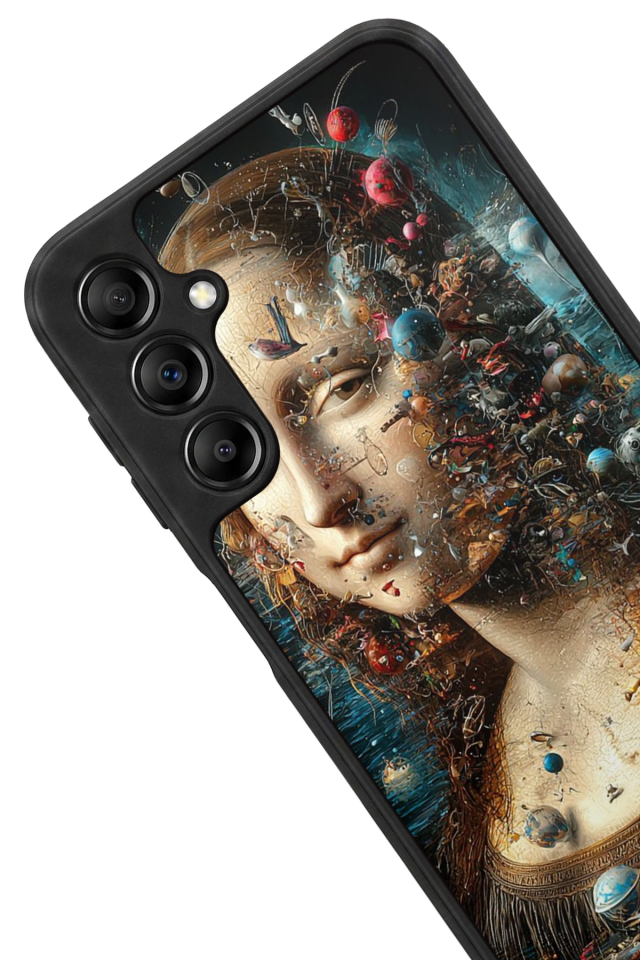 Samsung Galaxy A14 Uyumlu Monalisa Tasarımlı Glossy Premium Kılıf