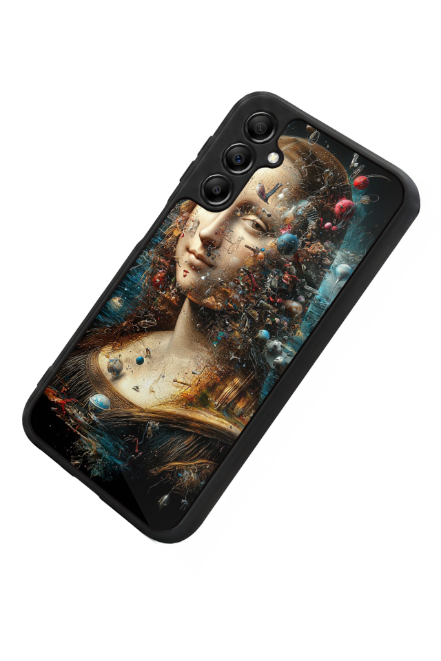 Samsung Galaxy A14 Uyumlu Monalisa Tasarımlı Glossy Premium Kılıf