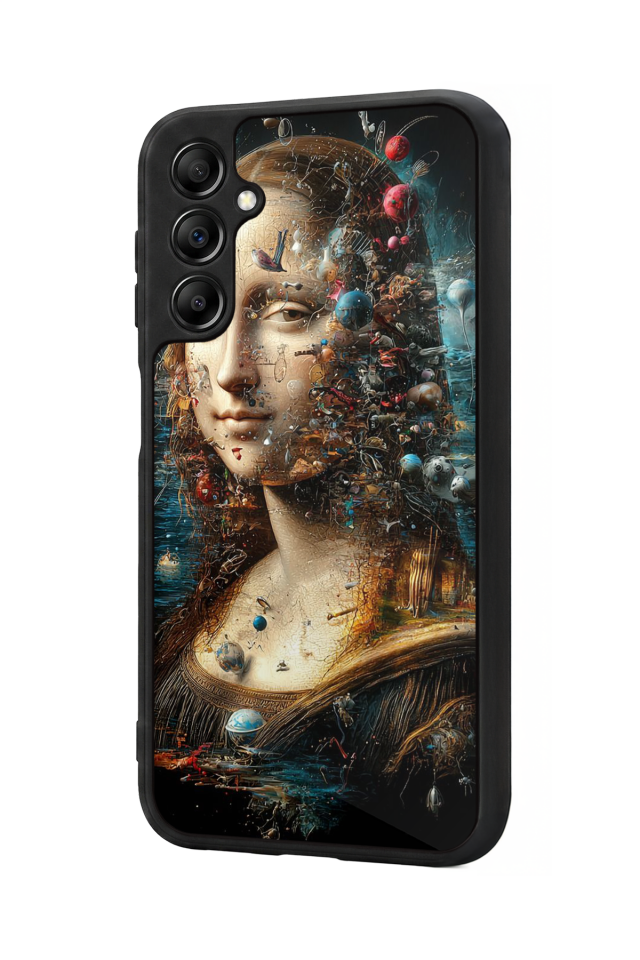 Samsung Galaxy A14 Uyumlu Monalisa Tasarımlı Glossy Premium Kılıf