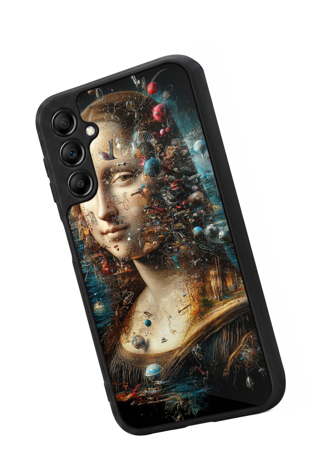Samsung Galaxy A14 Uyumlu Monalisa Tasarımlı Glossy Premium Kılıf