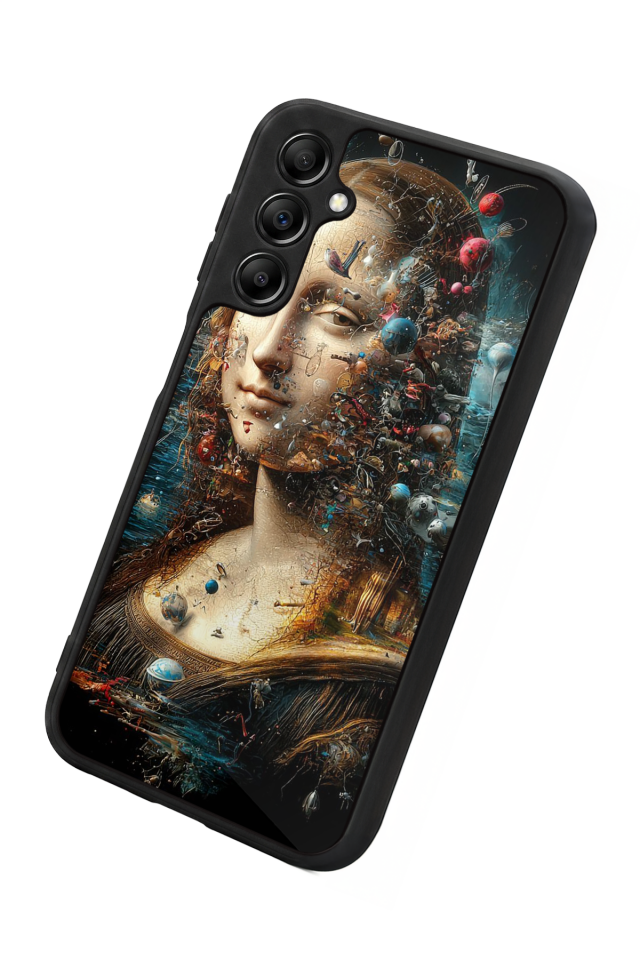 Samsung Galaxy A14 Uyumlu Monalisa Tasarımlı Glossy Premium Kılıf