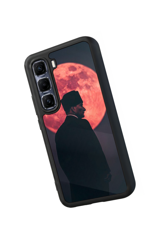 Infinix Hot 60 Pro Plus Uyumlu Mustafa Kemal Ataturk Tasarımlı Glossy Premium Kılıf