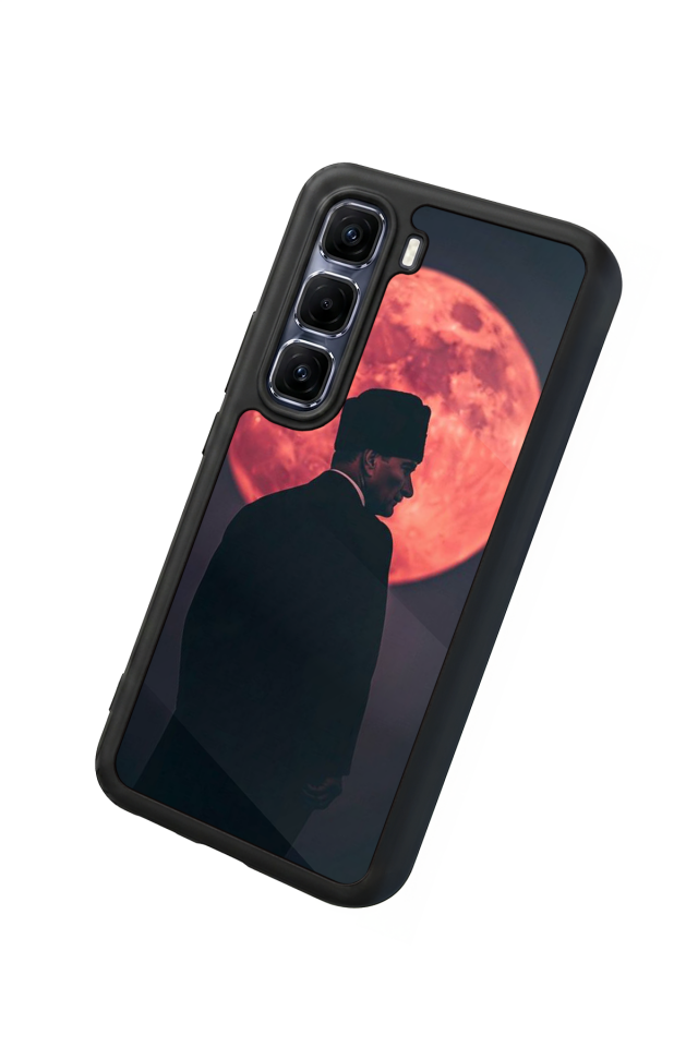 Infinix Hot 60 Pro Plus Uyumlu Mustafa Kemal Ataturk Tasarımlı Glossy Premium Kılıf