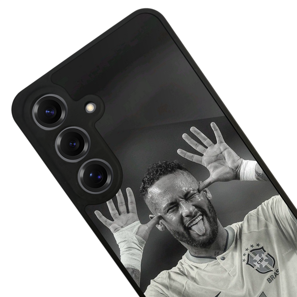 Samsung Galaxy S25 Uyumlu Neymar Tasarımlı Glossy Premium Kılıf