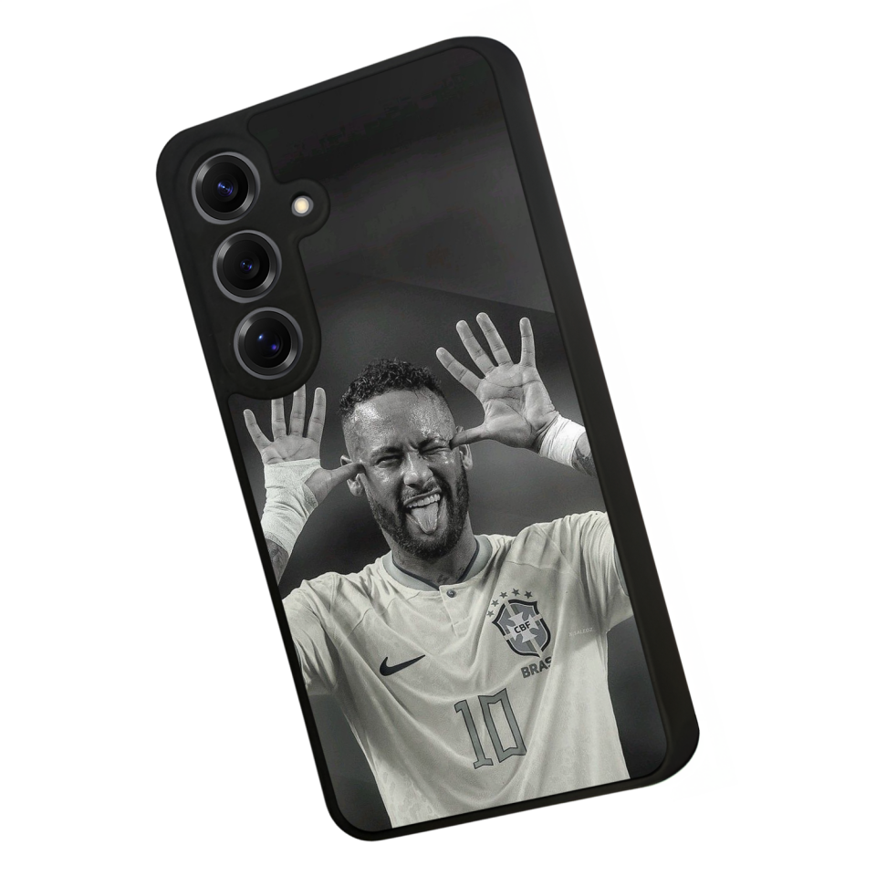 Samsung Galaxy S25 Uyumlu Neymar Tasarımlı Glossy Premium Kılıf