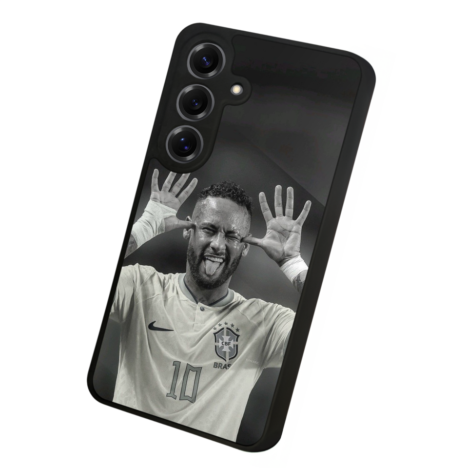 Samsung Galaxy S25 Uyumlu Neymar Tasarımlı Glossy Premium Kılıf