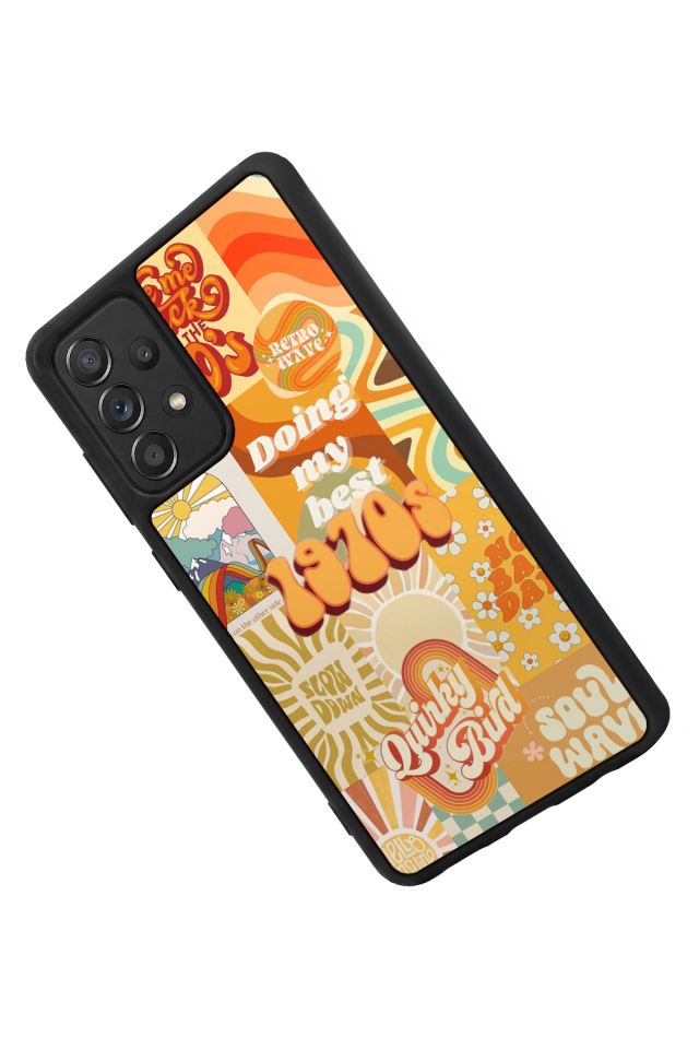 Samsung Galaxy A72 Uyumlu Poster Tasarımlı Glossy Premium Kılıf