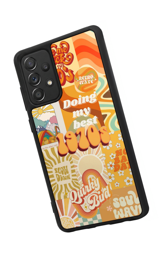 Samsung Galaxy A72 Uyumlu Poster Tasarımlı Glossy Premium Kılıf