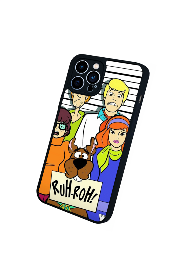 iPhone 12 Pro Max Uyumlu Scooby Doo Tasarımlı Glossy Premium Kılıf