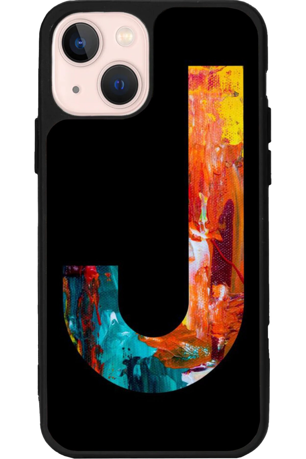 iPhone 13 Mat Siyah Uyumlu Kılıf – Yumuşak Silikon, Koruyucu, Şok Emici Kapak