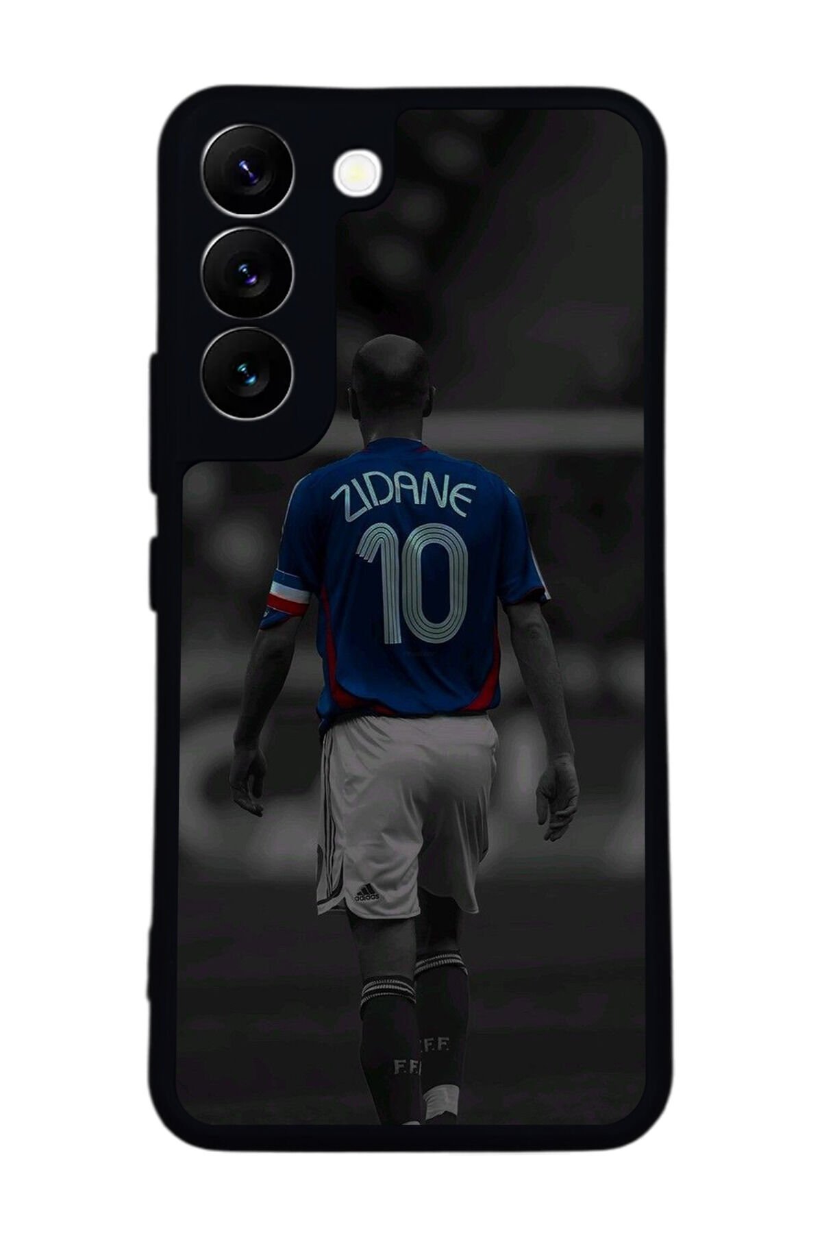 Samsung Galaxy S22 Uyumlu Zidane Tasarımlı Glossy Premium Kılıf
