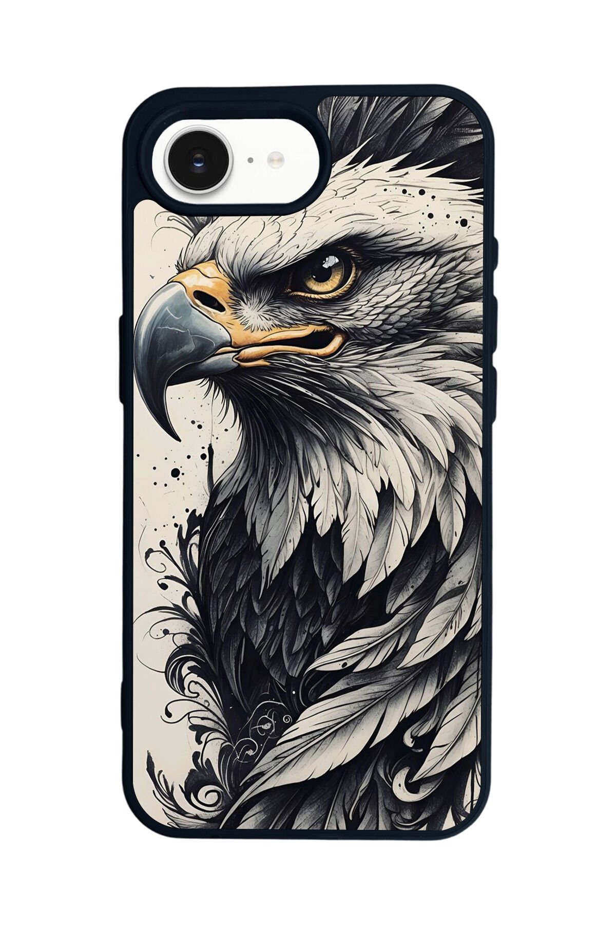 iPhone 16E Uyumlu Besiktas Tasarımlı Glossy Premium Kılıf