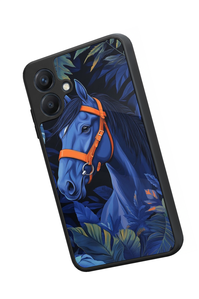 Samsung Galaxy A07 Uyumlu At Horse Tasarımlı Glossy Premium Kılıf