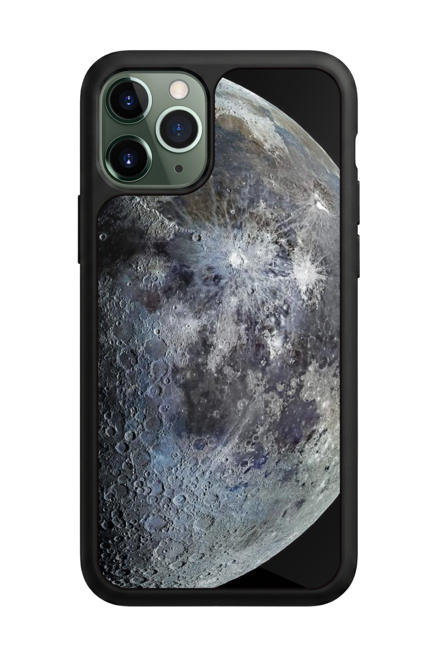 iPhone 11 Pro Uyumlu Ay Tasarımlı Glossy Premium Kılıf